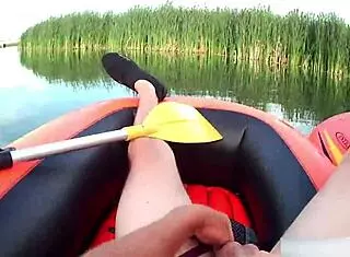 Whoa, that rafting handjob from the milf slut shocked me with my huge cumload?