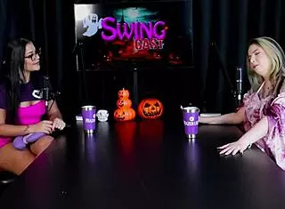 raphaela savanah tries anal for the first time facing forward and craves menage while masturbating in uber during halloween