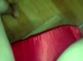 oh wow, the skinny girl closed the door in the room and caresses her pussy in short shorts until orgasm - girls fly orgasm