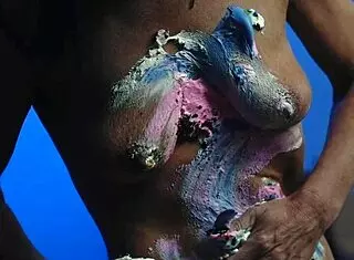 Messy Food Birthday Cake Girl!