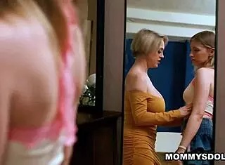 dee williams gets more intimate with melody marks, exploring each other's bodies with licking fingering face sitting in a sensual lesbian session