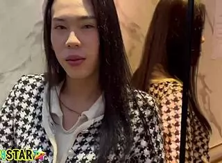 thai ladyboy gus with blue eyes and braces at 20 yo