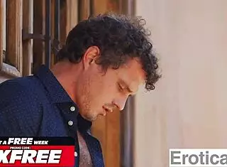 Petite wifey rides big cock outdoors with sensual blowjob and cowgirl. Cumshot covers her in romantic missionary!