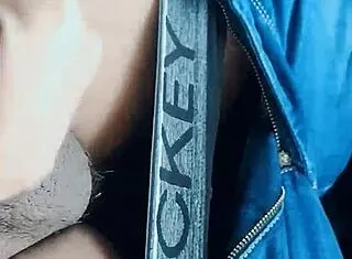 Masterbate in the car by beautiful nri girlfriends!