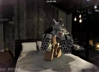 Pounding cute ass in cow costume during pov sex with follower part 2