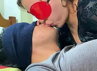 want a deep wet french kiss from stepsister?