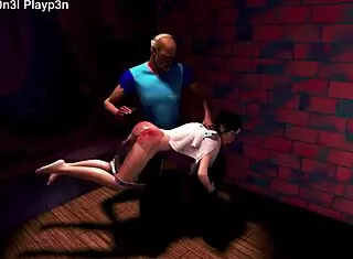 Teen Melody Experiences First Spanking In 3D Hentai Game With Bondage And Submissive Roleplay