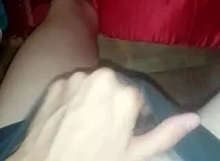 oh wow, the skinny girl closed the door in the room and caresses her pussy in short shorts until orgasm - girls fly orgasm