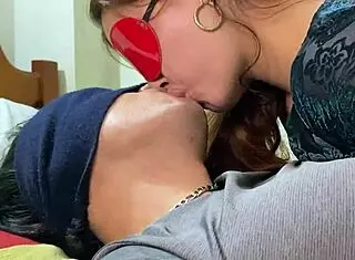 want a deep wet french kiss from stepsister?