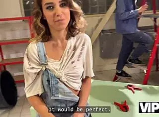 Narrative vip4k teen 18+ experiences multiple orgasms as her boss fucks her shaved pussy at work