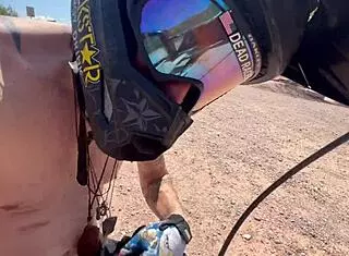 Blonde with athletic body takes big cock in ass from pov angle in moab utah