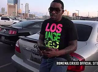 Cher Adele Spits Rome Major's Cum on Her Tits After Rough Blowjob and Wet Pussy Licking