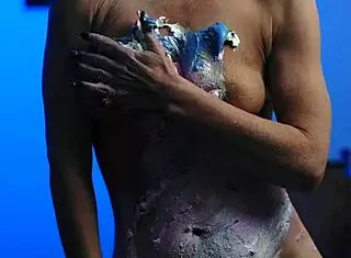 Messy Food Birthday Cake Girl!