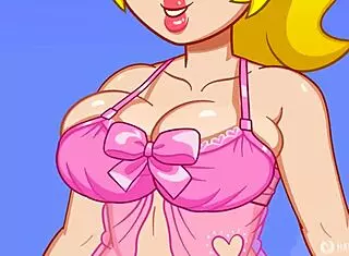 Exclamatory-Provocative Peach x Rosalina futa sex is wild!