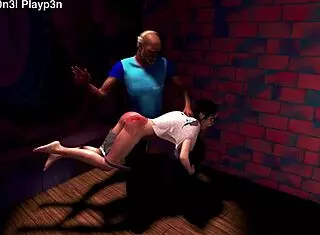 Teen Melody Experiences First Spanking In 3D Hentai Game With Bondage And Submissive Roleplay