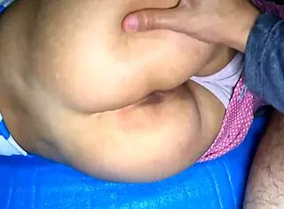 Pov perfect 18-year-old pussy takes big cock close up in homemade camping store video