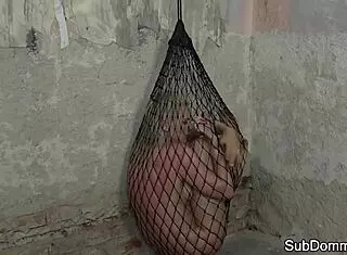 Dominated Euro Trapped in Web by Maledom! Bound and Humiliated in Rough BDSM Session!