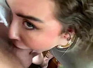 in a raw pov session, canadian blonde eden ivy delivers a sloppy deepthroat and mouth fuck until a messy cum shot covers her face and natural tits