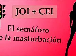 hey, ready for the red light green light jerk off game? she asks in spanish