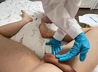 Oh My God Urologist Checks Dick with Pussy