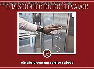 unexpected elevator encounter with stranger