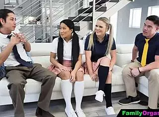 hey, those brothers are offering cash to bang their schoolgirl stepsisters hard