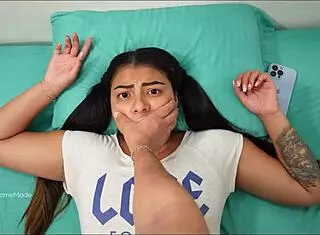 Boy Cums Quickly In Young 18+ Stepsister's Tight Pussy