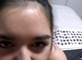 damn this real 19yo spanish jovencita diana rius gets fucked hard in her bedroom by big cock