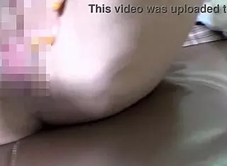 Japanese Receptionist Masturbates With Vibrator