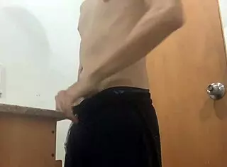 Discovering Stepson Jerking Off Reveals His Nice Cock That I Crave Inside Me