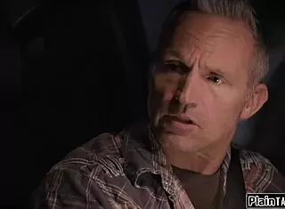 Two old guys lure teen 18+ into fucking them in 3some. They do deepthroat and ass licking in taboo dad and girl scene.