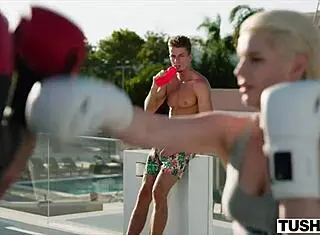 Boxing Beauty Eliz Enjoys Intense Anal With Trainer