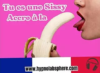 Sissy france undergoes sensual hypnosis to crave penis in full feminization journey