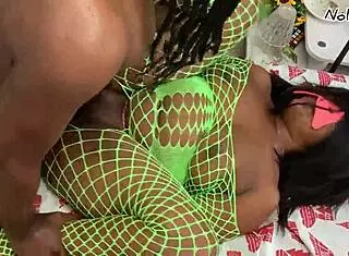 Desperate hot sex as my boy boi fucks my pussy without condom on rainy day