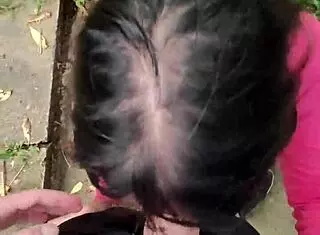 Horny Filipina girlfriend gets a risky outdoor creampie from her interracial lover while almost getting caught