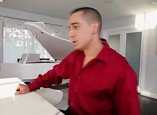 Teen gets mouth and pussy filled by long cock in cowgirl ride