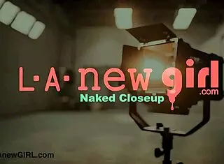 Girl-next-door blonde reveals her attractive figure in interview