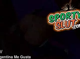 Your hard round ass shows deep cameltoe in tight lycra spandex while working out babe