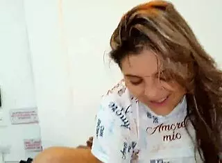 Blonde latina american moves alone on top of cock like porn actress