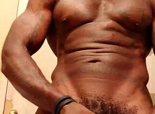 Bbc Worship Hallelujah Johnson Stroking Huge Monster Cock Solo Cumshot with Big Black Cock Jerking Off Focus.