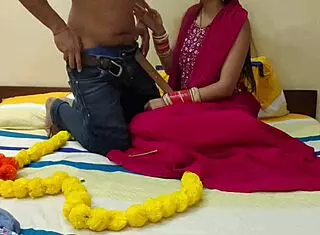 Newly Married Desi Beautiful Girl Enjoys First Night With Addicted Husband In Anal Cowgirl
