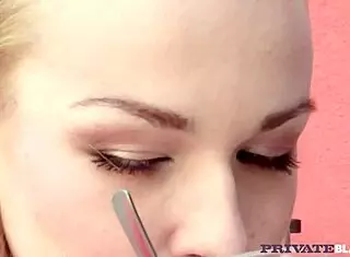 privateblack tale: rebecca black gets double fucked by four black cocks in gangbang