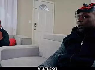 gothic girl tiffany nacke takes double penetration from black dudes in interracial threesome