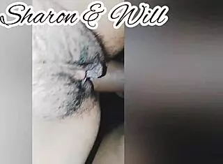 Intimate Bedroom Encounter with Neighbor's Wife in Lingerie and Heels While Husband Travels