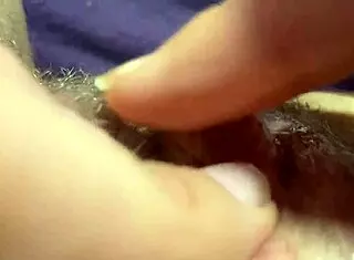 check out this big clit pulsing in closeup orgasm...