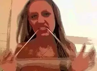 Tina Fine BLASTS as Blonde Dynamo in DOUBLE PENETRATION Group Action