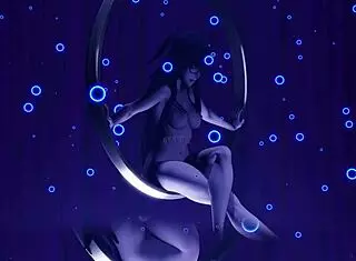 tharja in cosplay outfit dances nude with glasses for body worship