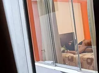 Oh man, check out my colombian neighbor riding her boyfriend in that upskirt voyeur action!