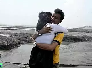 First time hookup with FB friend turns into amazing Desi sex