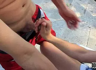 Sandy Cortez gives her ass and takes a facial cumshot